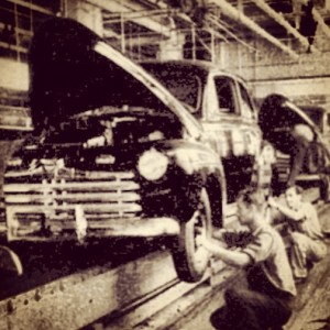 Ford cars being built using a system that produces consistent results. 